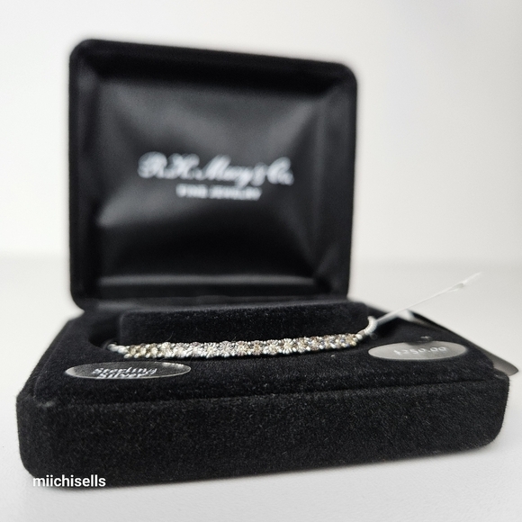 Diamond Bolo Bracelet (1/10 ct. t.w.) in Sterling Silver - Picture 7 of 9